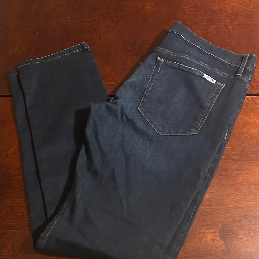EUC! Joes Dark Blue Denim Jeans. Worn once. Size 34. Slim fit. Worn once !